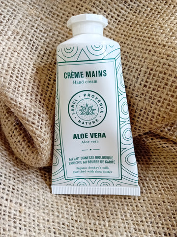 Crème mains au lait d'ânesse Bio et Aloe Vera