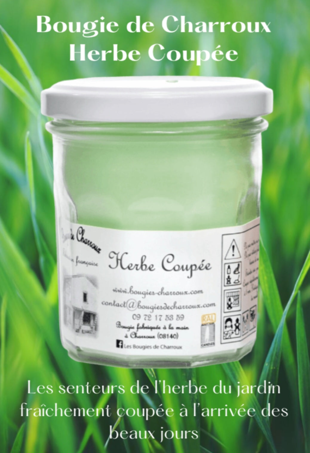 Bougie parfumée HERBE COUPÉE